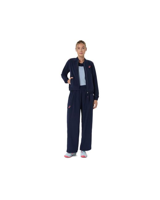 Asics Blue Match Jacket