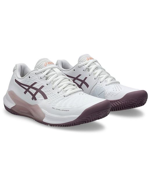 Asics White Gel-Challenger 14 Clay