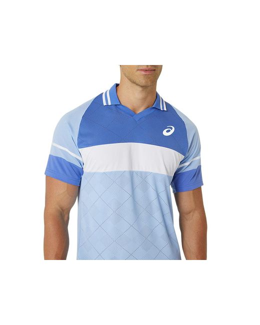 Asics Blue Men Match Actibreeze Polo-shirt for men