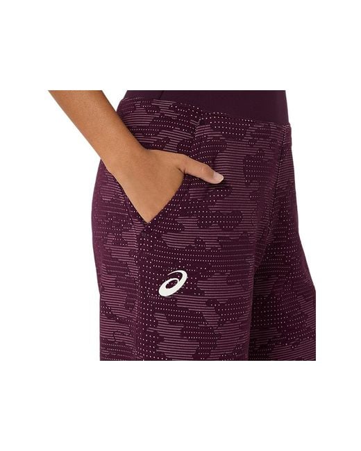 Asics Purple Match Pant