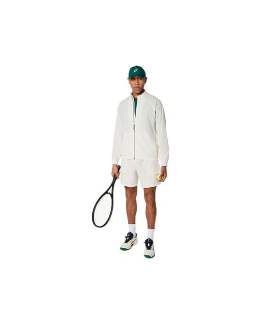 Asics Match Jacket in het White voor heren