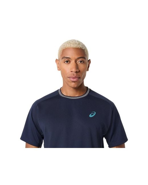Asics Blue Game Ss Top for men