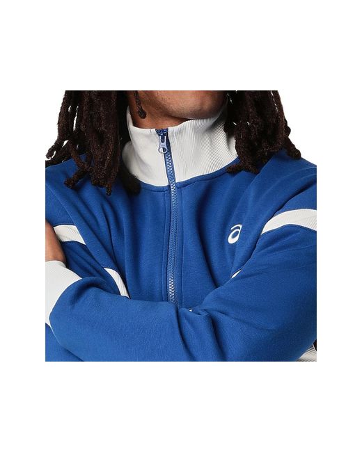 Asics Heritage Track Jacket in het Blue voor heren
