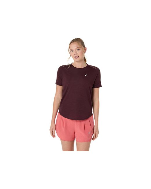 Road Ss Top di Asics in Red