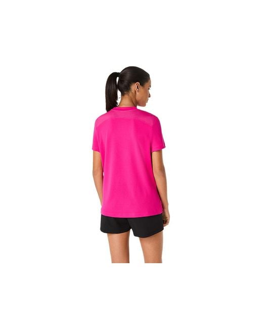 Asics Pink Court Ss Top