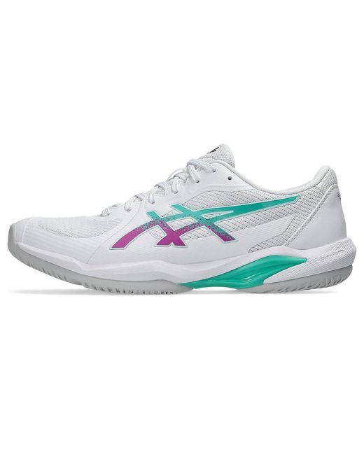 Asics White Solution Swift Ff 2 Clay for men