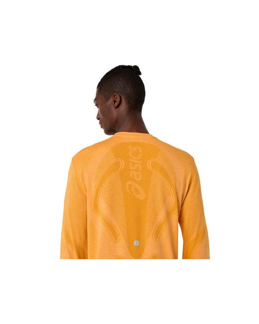 ROAD SEAMLESS LS TOP Asics de hombre de color Orange