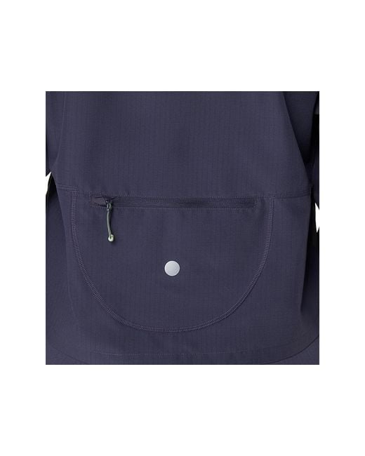 Asics Blue Nagino Run Adjustable Jacket