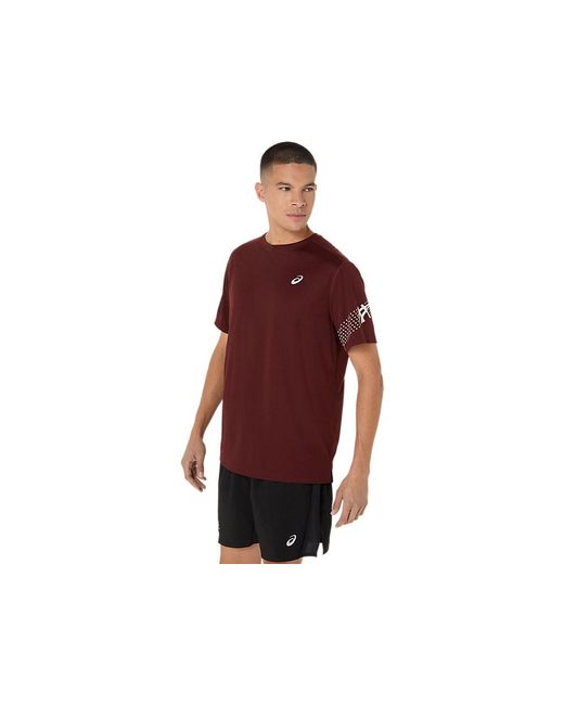 Asics ICON SS TOP in Red für Herren