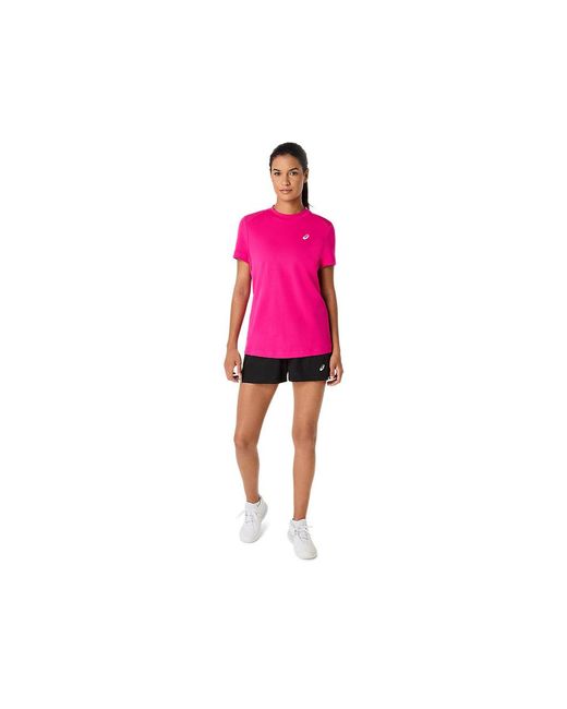 Asics Pink Court Ss Top
