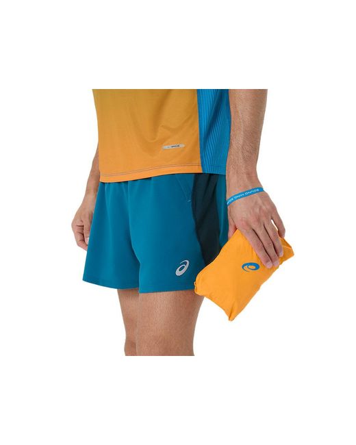 Asics Blue Road Packable Jacket for men
