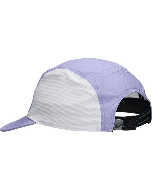 5 Panel Cap di Asics in Purple da Uomo