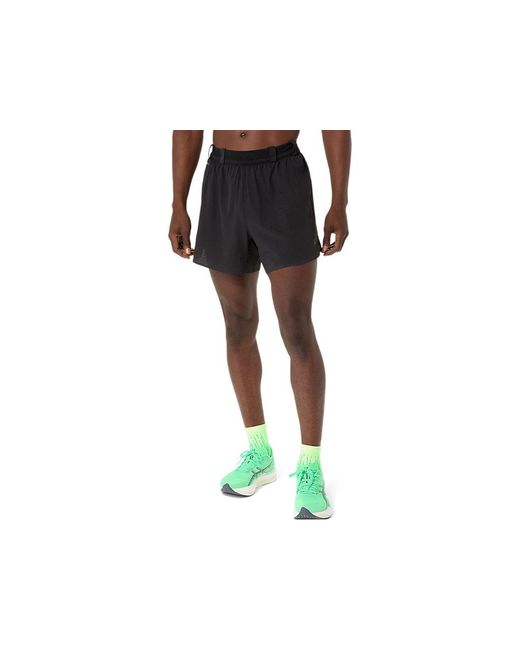 Asics Black Metarun 5In Short for men