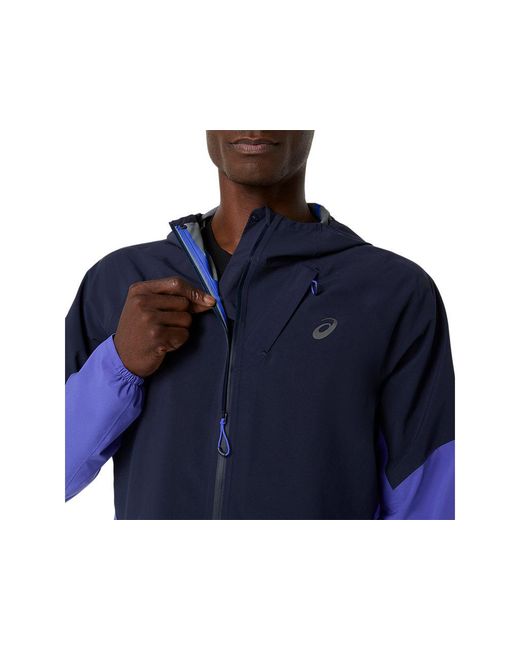 Asics Blue Metarun Legend Jacket for men
