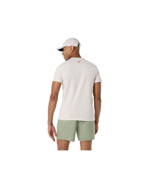 Asics Black Court Core Graphic Tee for men