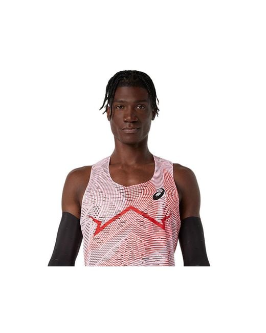 Asics Black Metaspeed Singlet for men