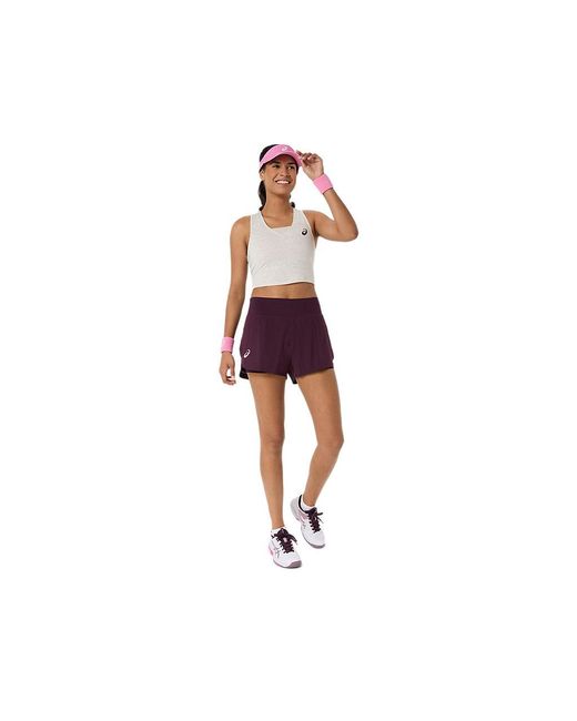 Asics Black Match Laser Cut Short