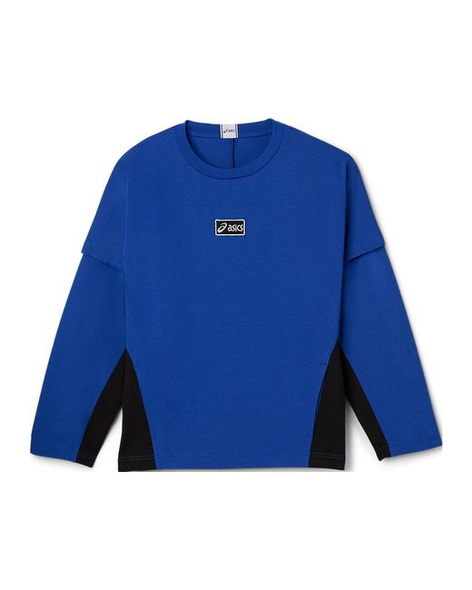 Asics Ls Tee in het Blue voor heren