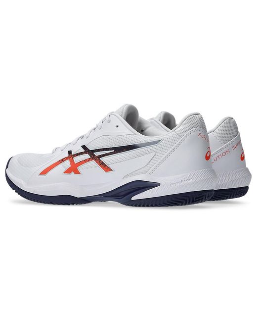 Asics White Solution Swift Ff 2 Clay for men