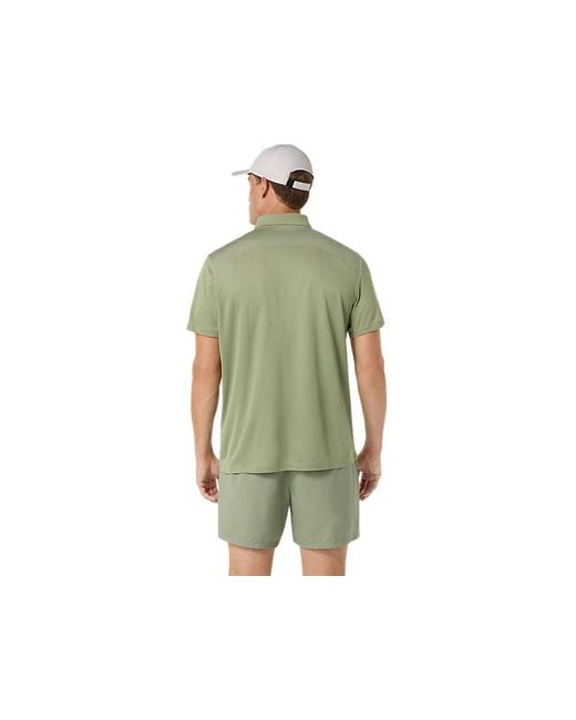 Asics Green Court Polo for men