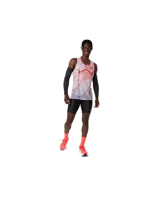Asics Black Metaspeed Singlet for men