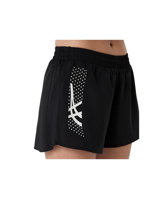 Asics Black Icon 4In Short