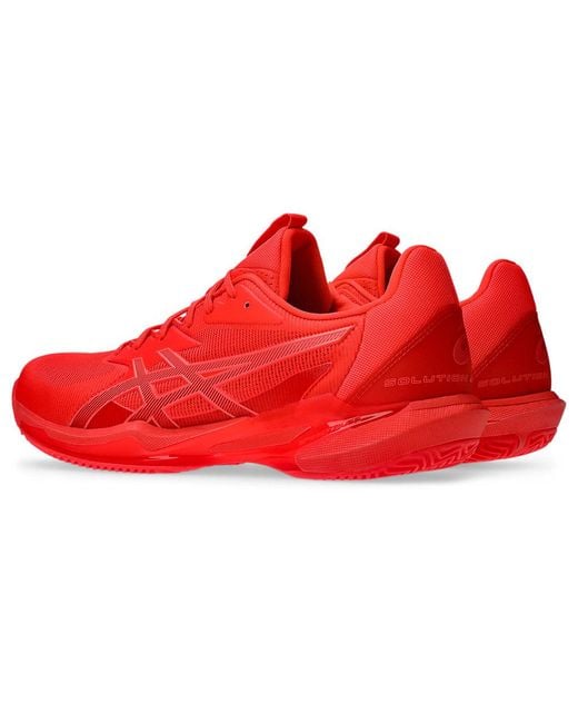 SOLUTION SPEED FF 3 CLAY Asics de hombre de color Red