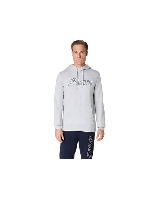 Asics Logo Oth Hoodie in het White voor heren