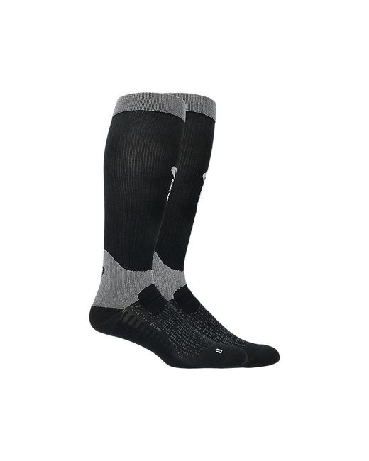 Asics Black Performance Run Compression Sock for men