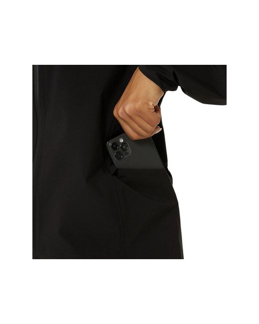 Asics Black Metarun Waterproof Jacket