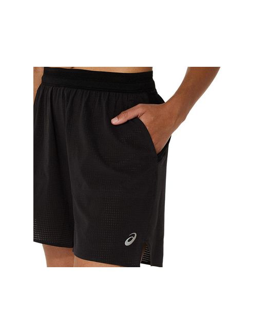 Asics Black Fujitrail Elite Short