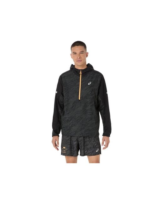 Fujitrail Packable Windbreaker Asics pour homme en coloris Black