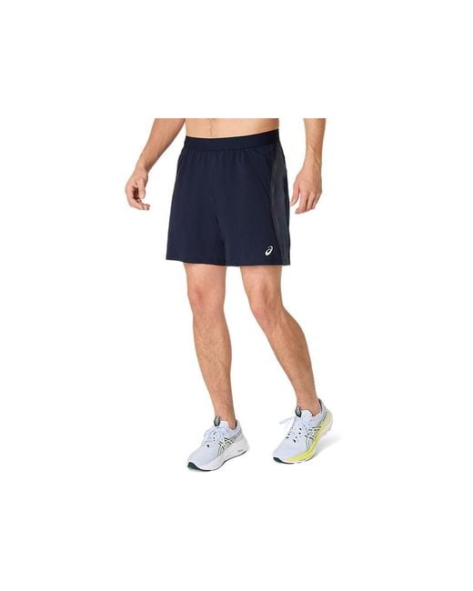 Asics Black Road 7in Short for men