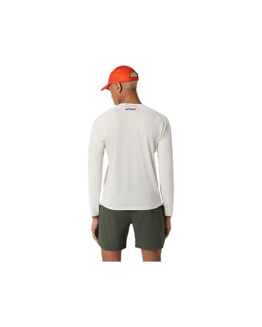 Asics White Match Ls Top for men