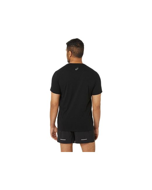 Asics CHEST LOGO SS TEE in Black für Herren