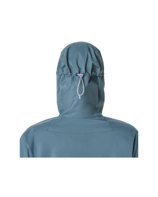 Asics Blue Fujitrail Elite Waterproof Jacket