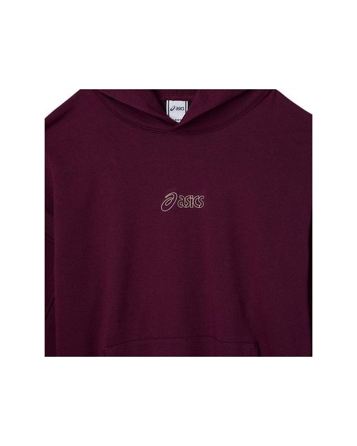 Asics Purple Sps Logo Hoodie for men