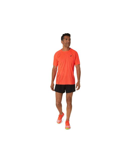 Asics Black Metarun 5In Short for men