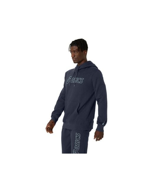 Logo Oth Hoodie di Asics in Blue da Uomo