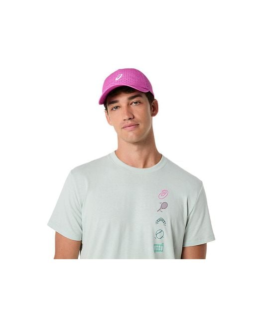Asics Blue Game Seasonal Graphic Tee for men