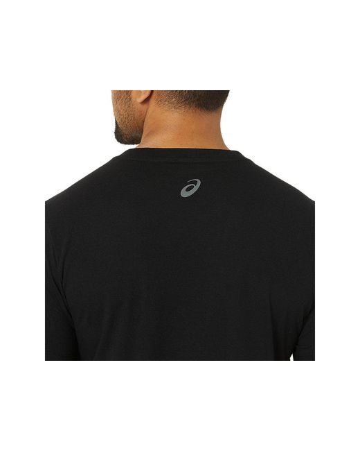 Asics CHEST LOGO SS TEE in Black für Herren