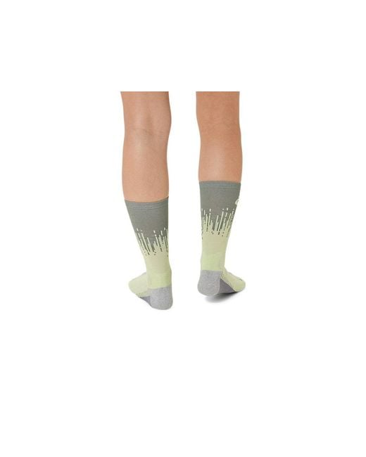 Asics Performance Run Sock Crew in het Green voor heren