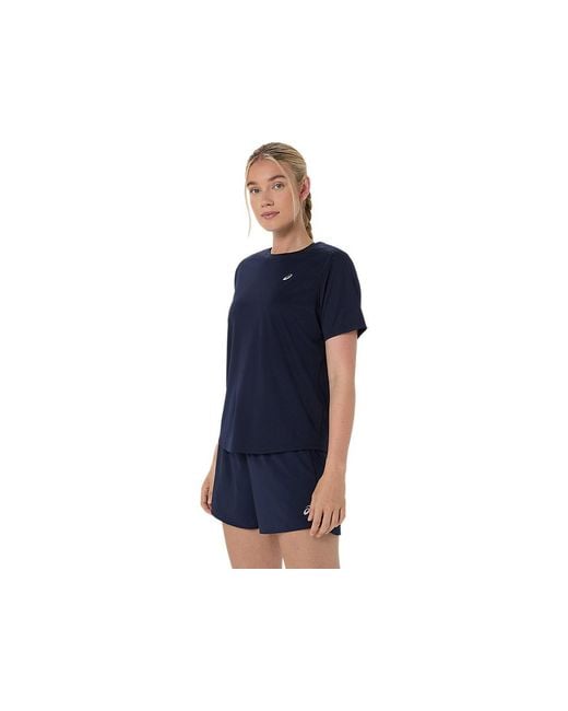 Asics Core Ss Top in het Blue