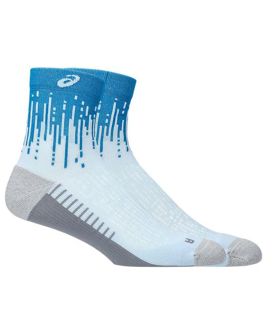 Asics Performance Run Quarter Sock in het Blue voor heren