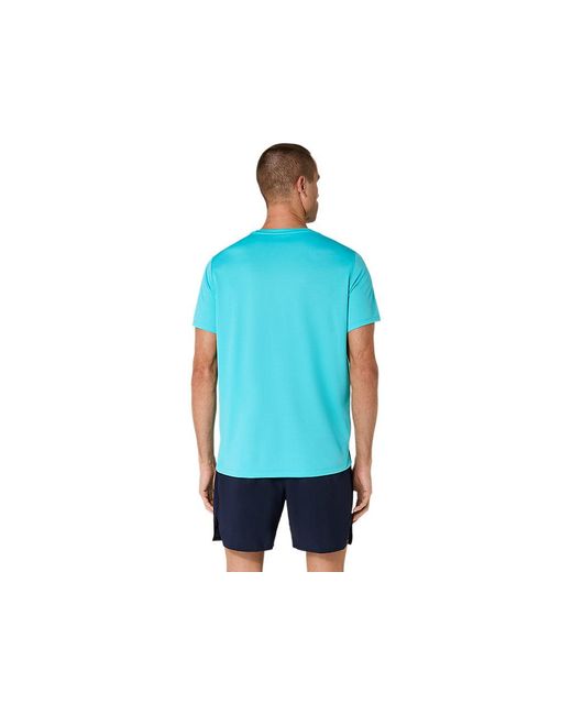 Asics Core Ss Top in het Blue voor heren