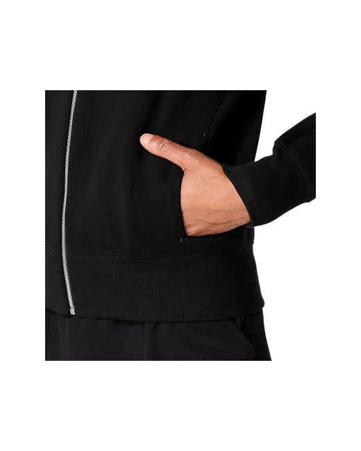 Asics Black Match Jacket Night Energy for men