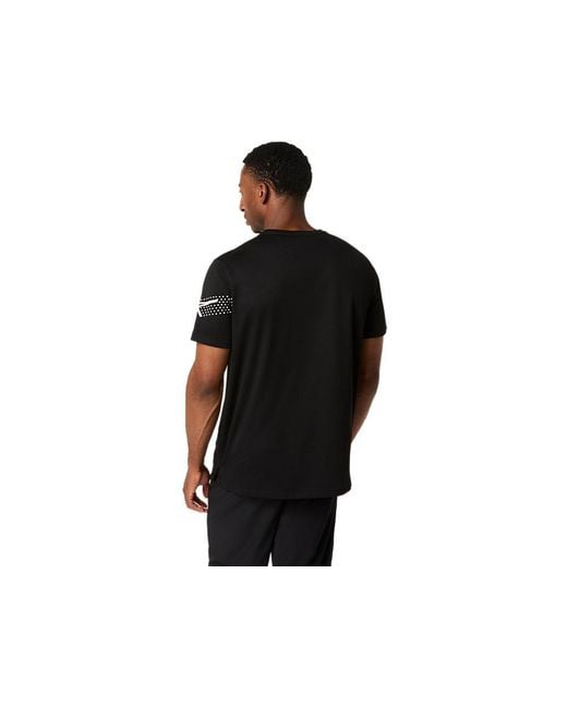Asics Black Icon Ss Top for men