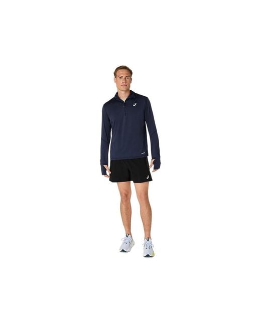Asics Blue Road Winter Ls Hoodie for men