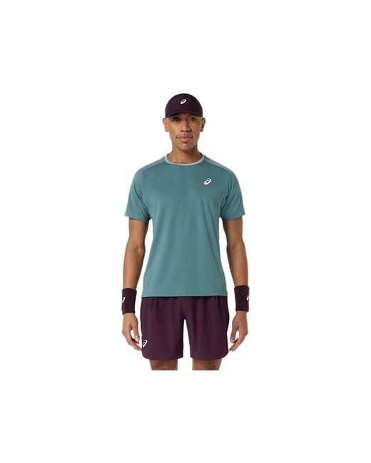 Asics Blue Game Ss Top for men