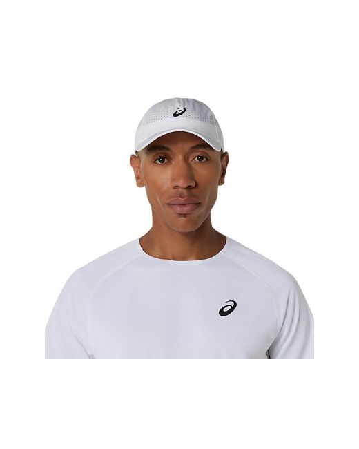 Asics White Match Ss Top for men